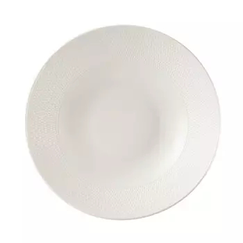 Gio белая тарелка глубиной 23 см Wedgwood, белый