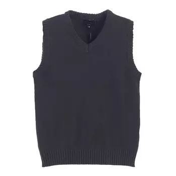 Gioberti Boy's V-образный вырез из 100% хлопка вязаный пуловер-жилет, цвет Charcoal