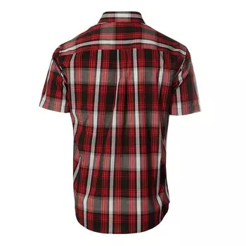 Gioberti Мужская рубашка в клетку с коротким рукавом, цвет Blue Checkered