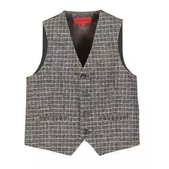 Gioberti - Твидовый клетчатый жилет для делового костюма для мальчиков, цвет Gray Graph