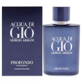 Giorgio Armani Acqua di Gio Profondo унисекс парфюмированная вода 75 мл испаритель черный