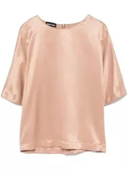 Giorgio Armani блузка с короткими рукавами, нейтральный