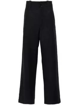 Giorgio Armani брюки из вирджинской шерсти, синий