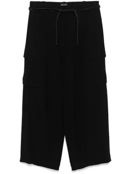 Giorgio Armani брюки с поясом, черный