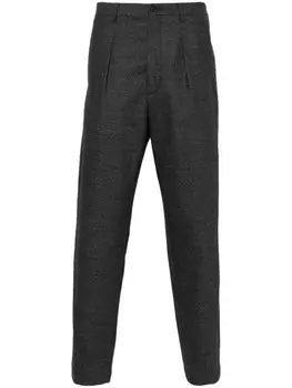 Giorgio Armani брюки со складками, серый