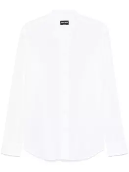 Giorgio Armani фактурная рубашка, белый