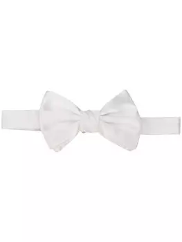 Giorgio Armani галстук-бабочка, белый