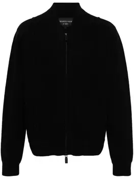 Giorgio Armani кардиган из натуральной шерсти, черный