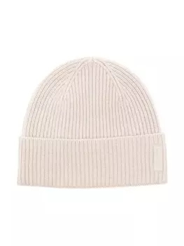 Giorgio Armani кашемировая шапка бини, нейтральный цвет