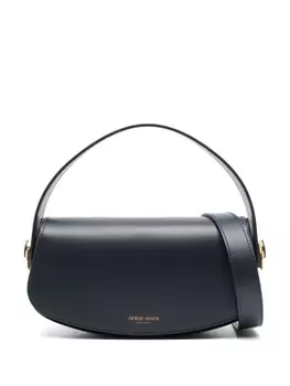 Giorgio Armani кожаная сумка-тоут, синий