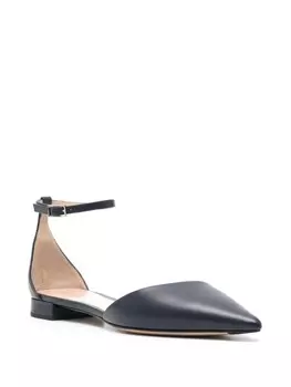 Giorgio Armani кожаные балетки, синий