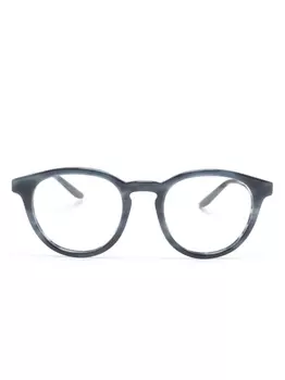 Giorgio Armani очки в круглой оправе, синий