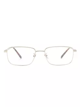 Giorgio Armani очки в прямоугольной оправе, золотистый