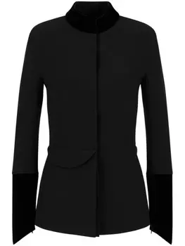 Giorgio Armani однобортный пиджак, черный