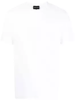 Giorgio Armani однотонная футболка, белый