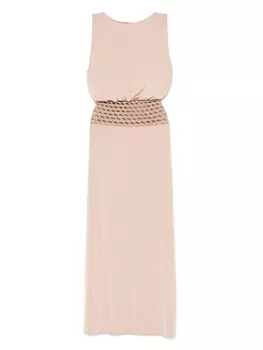 Giorgio Armani платье с эффектом металлик, розовый