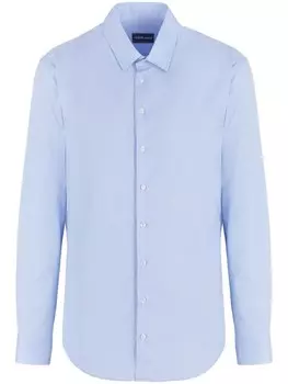 Giorgio Armani полосатая рубашка с длинными рукавами, синий