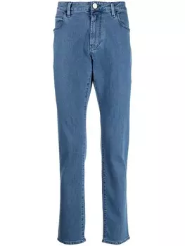 Giorgio Armani прямые джинсы с заниженной талией, синий