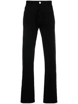 Giorgio Armani прямые джинсы средней посадки, черный