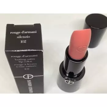 Giorgio Armani Rouge D'Armani Lasting Satin Lipcolor #102 Silenzio — новинка в коробке
