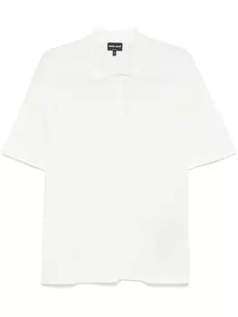 Giorgio Armani рубашка поло в полоску, белый