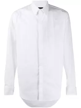 Giorgio Armani рубашка с манишкой, белый