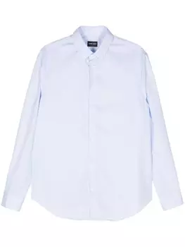 Giorgio Armani рубашка в полоску, белый