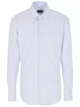 Giorgio Armani рубашка в полоску, синий