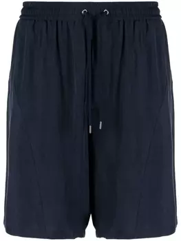 Giorgio Armani шорты-бермуды с кулиской, синий