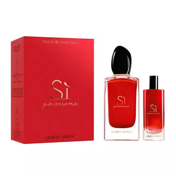 Giorgio Armani Si Passione женский набор: парфюмированная вода, 100 мл + парфюмированная вода, 15 мл