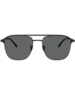 Giorgio Armani солнцезащитные очки с логотипом, черный