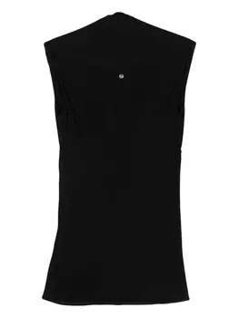 Giorgio Armani топ из джерси с короткими рукавами, черный