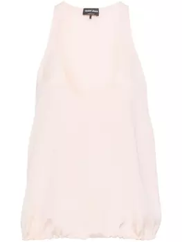 Giorgio Armani топ с блестками, розовый