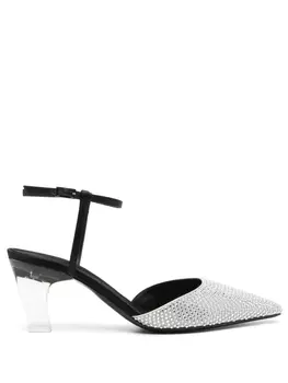 Giorgio Armani туфли с кристаллами, черный