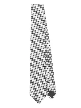 Giorgio Armani узор-жаккардовый галстук, белый
