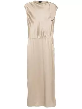 Giorgio Armani вечернее платье с завязками, нейтральный