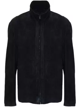 Giorgio Armani замшевая куртка-рубашка, синий