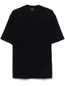 Giorgio Armani жаккардовая футболка, синий