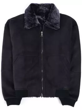 Giorgio Brato двусторонняя куртка-бомбер из овчины, синий