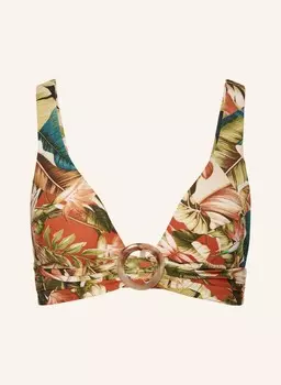 Гипнотический лиф бикини-бралетт Maryan Mehlhorn, оранжевый