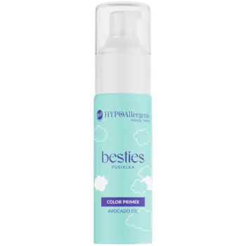 Гипоаллергенная увлажняющая основа под макияж, выравнивающая тон кожи 01 яркое солнце, 30 г Bell Hypoallergenic X besties color primer