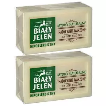 Гипоаллергенное серое мыло, 2x150 г Biay Jele