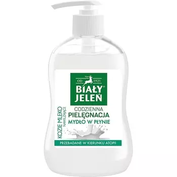 Гипоаллергенное жидкое мыло премиум-класса с экстрактом козьего молока 300мл, Bialy Jelen