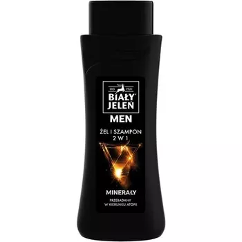Гипоаллергенный гель-шампунь для душа для мужчин 300мл, Bialy Jelen