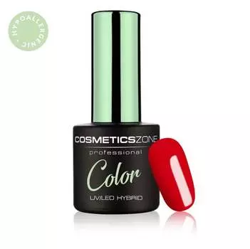 Гипоаллергенный гибридный лак для ногтей красный – 712, 7 мл Cosmetics Zone