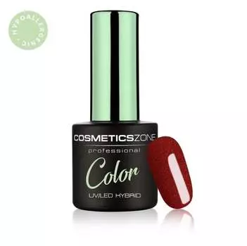 Гипоаллергенный гибридный лак для ногтей красный 733, 7 мл Cosmetics Zone