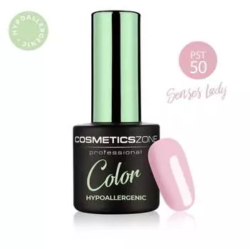 Гипоаллергенный гибридный лак для ногтей светло-розовый 7 мл – Senses Lady PST50 Cosmetics Zone