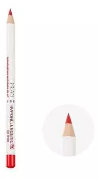 Гипоаллергенный карандаш для губ 507 Hot Red, 1 шт. Hean, красный