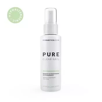 Гипоаллергенный обезжириватель для ногтей Pure Clear, 100 мл Cosmetics Zone, Cosmetics Zone Cleaner