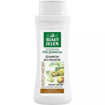 Гипоаллергенный шампунь для темных волос 300мл, Bialy Jelen